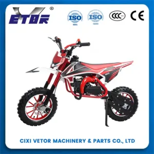 Mini mountain bike adulta 49CC com rodas de liga leve e freio a disco traseiro dianteiro
