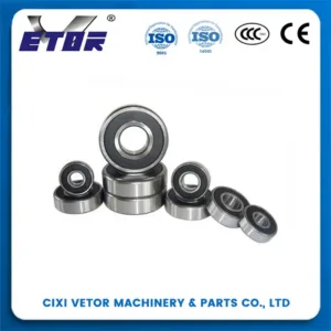 High speed long life motor ball bearings 6200